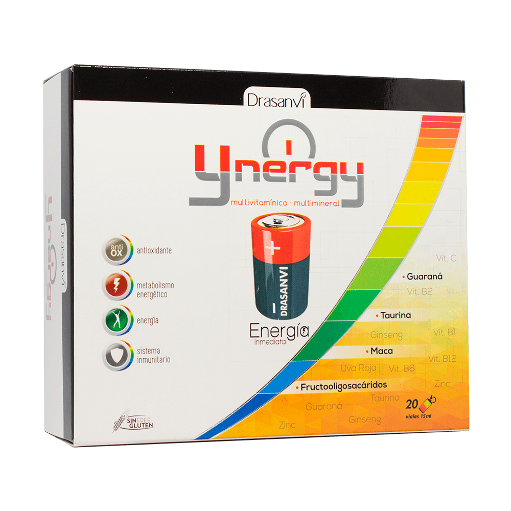 Ynergy Energía Inmediata 20×45 ml Viales Drasanvi