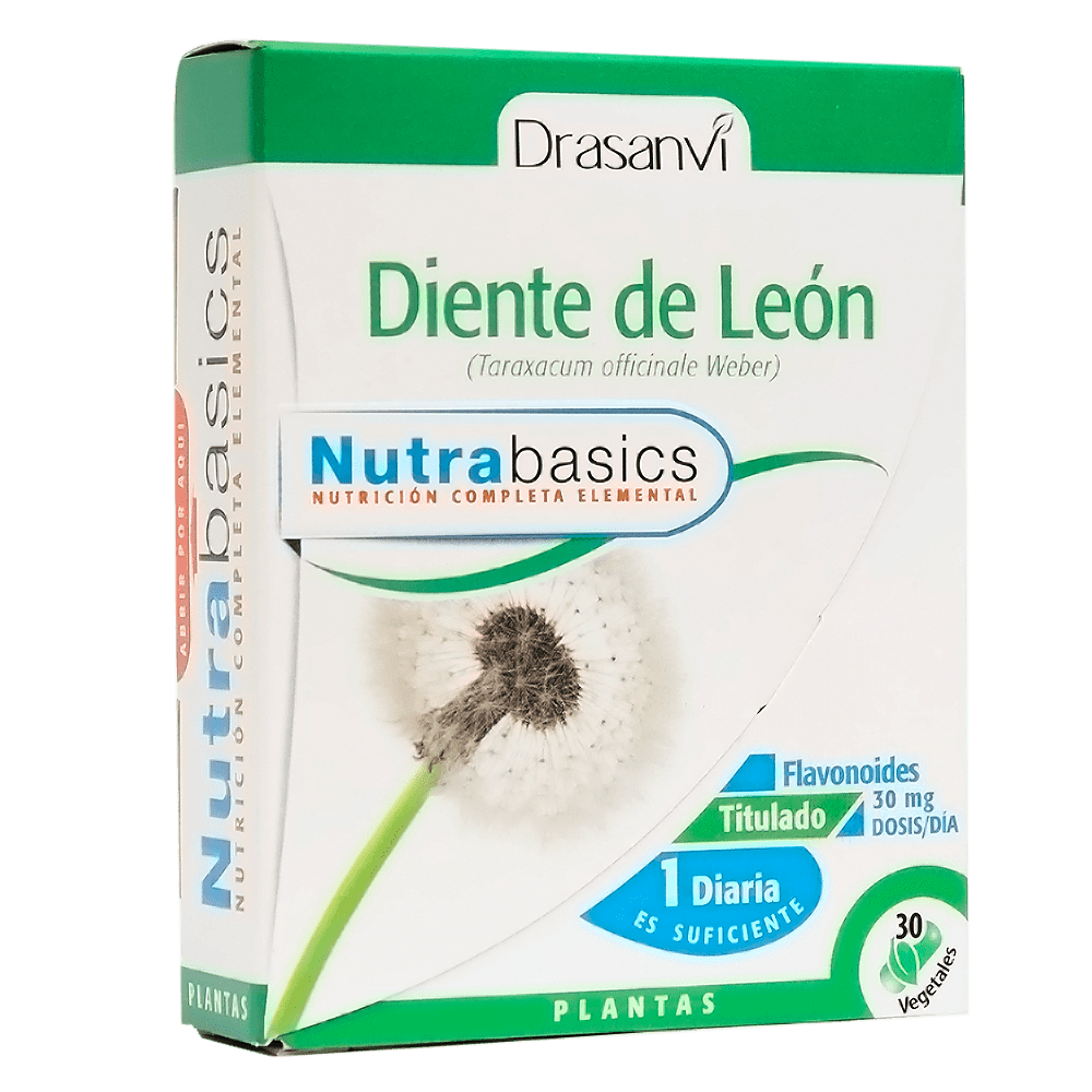 Diente de León 30 Cápsulas Nutrabasics Drasanvi