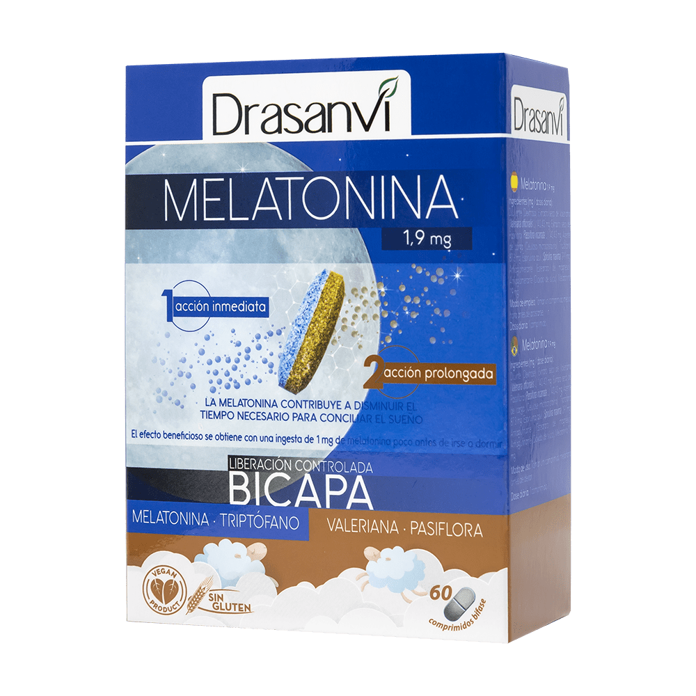 Melatonina Bicapa 60 Comprimidos Drasanvi