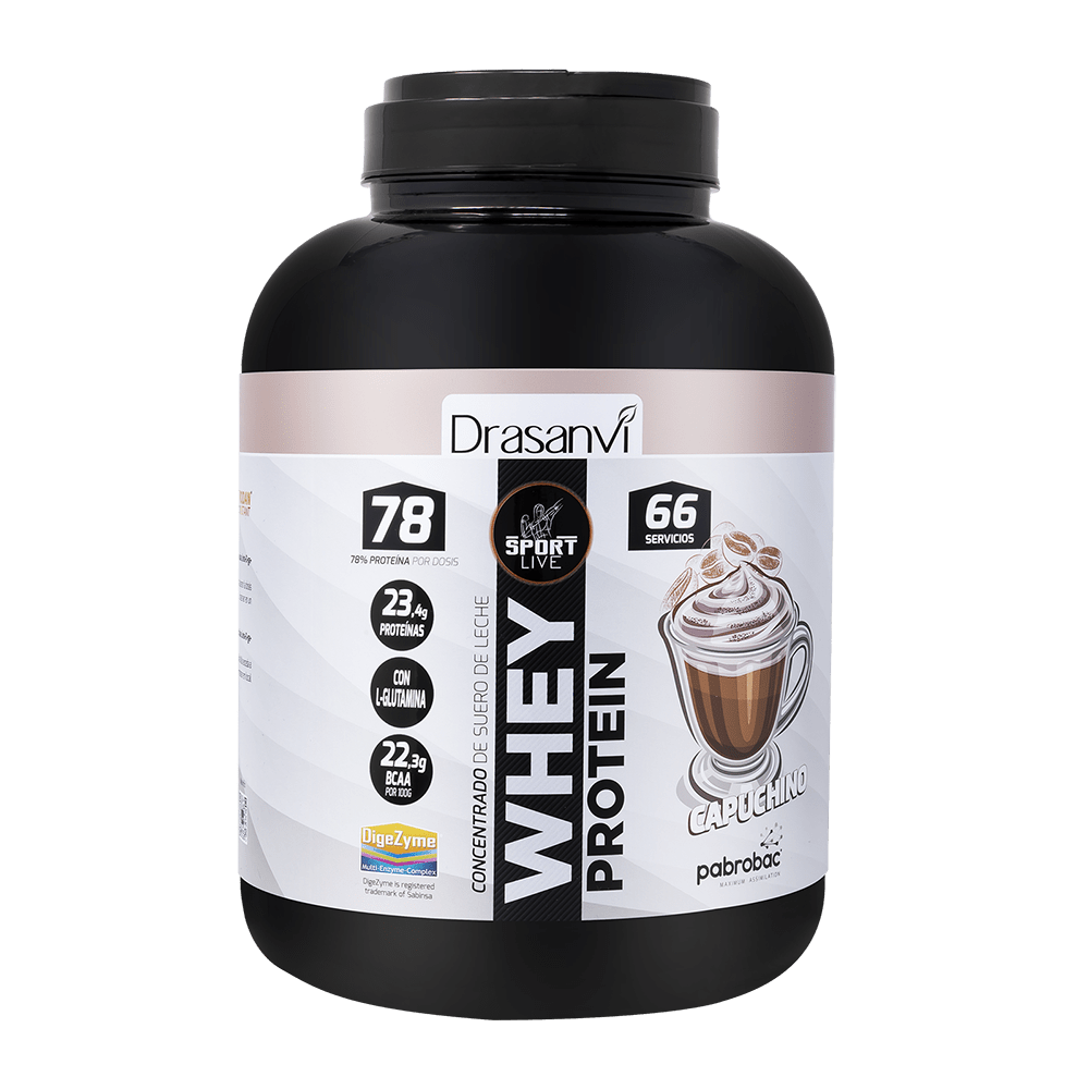 Whey Protein Concentrada Capuchino de 2 kg Sport Live