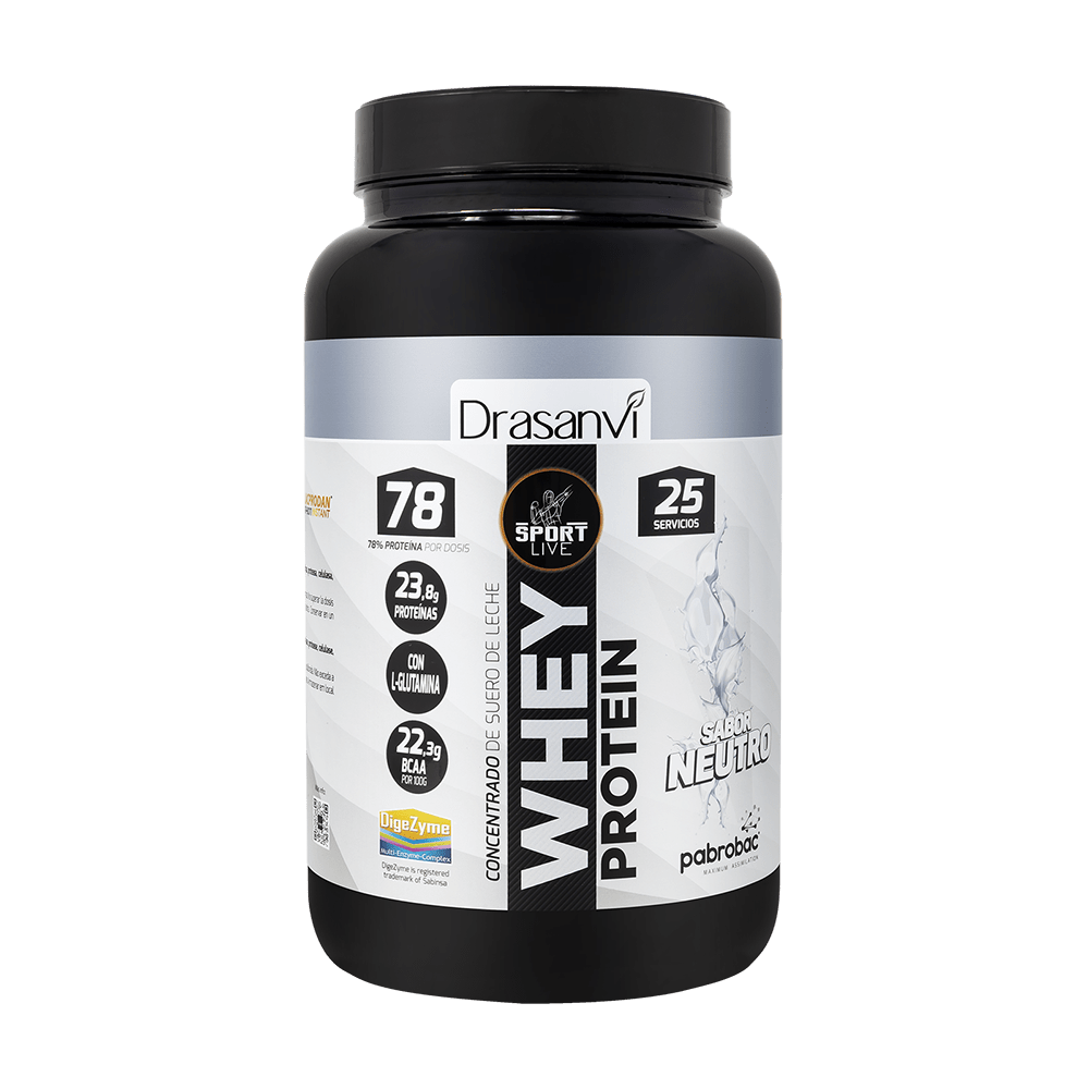 Whey Protein Concentrada Neutra de 750 g Sport Live