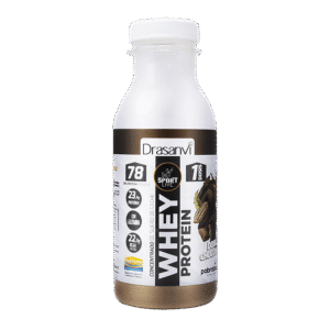 Botella monodosis Whey protein concentrado Doble Chocolate 30 g