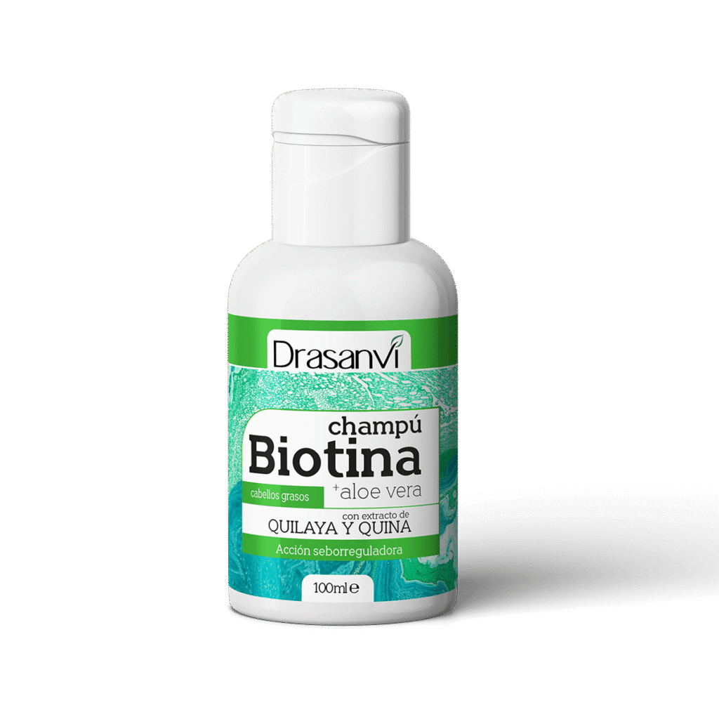 Champú Biotina y Aloe Vera Cabello Graso 100 ml Drasanvi