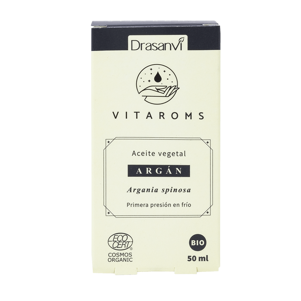 Aceite Vegetal Argán Cosmos Organic Bio 50 ml Vitaroms Drasanvi