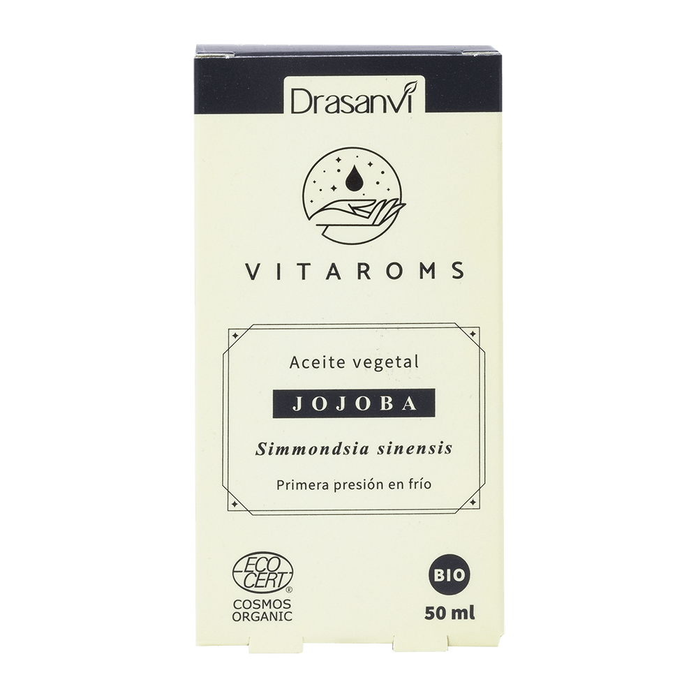 Aceite Vegetal Jojoba Bio Cosmos Organic 50 ml Vitaroms Drasanvi