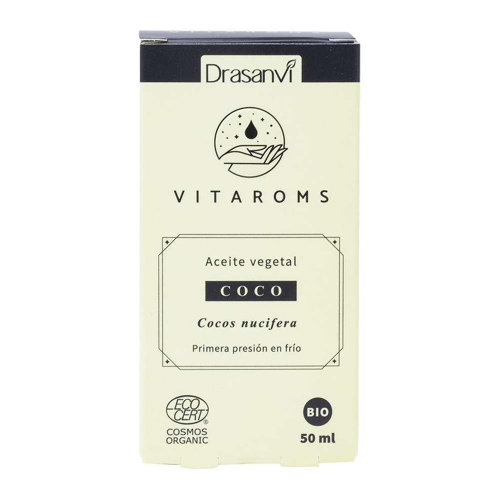 Aceite Vegetal Coco Bio Cosmos Organic 50 ml Vitaroms Drasanvi